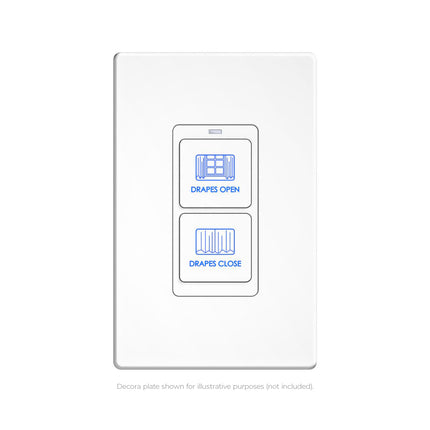 KP-2 - 2 Button In-Wall PoE Keypad Controller