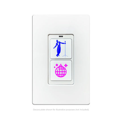 KP-2 - 2 Button In-Wall PoE Keypad Controller
