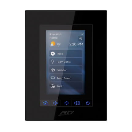 KX4 4 inch In-Wall Touchpanel Keypad w/ Control Processor