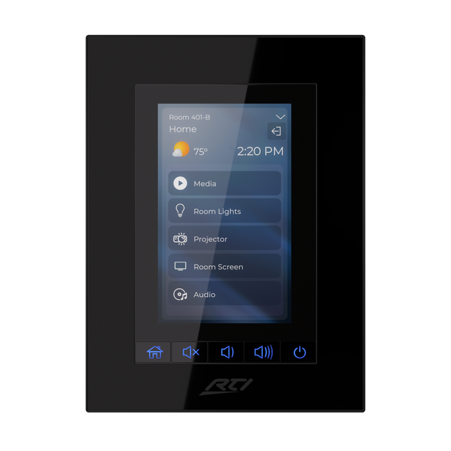 KX4 4 inch In-Wall Touchpanel Keypad w/ Control Processor