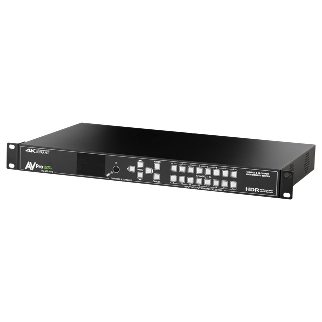 18Gbps 16x16 HDMI Matrix Switch – AVPro Global 18Gbps 16x16 HDMI Matrix Switch – AVPro Global