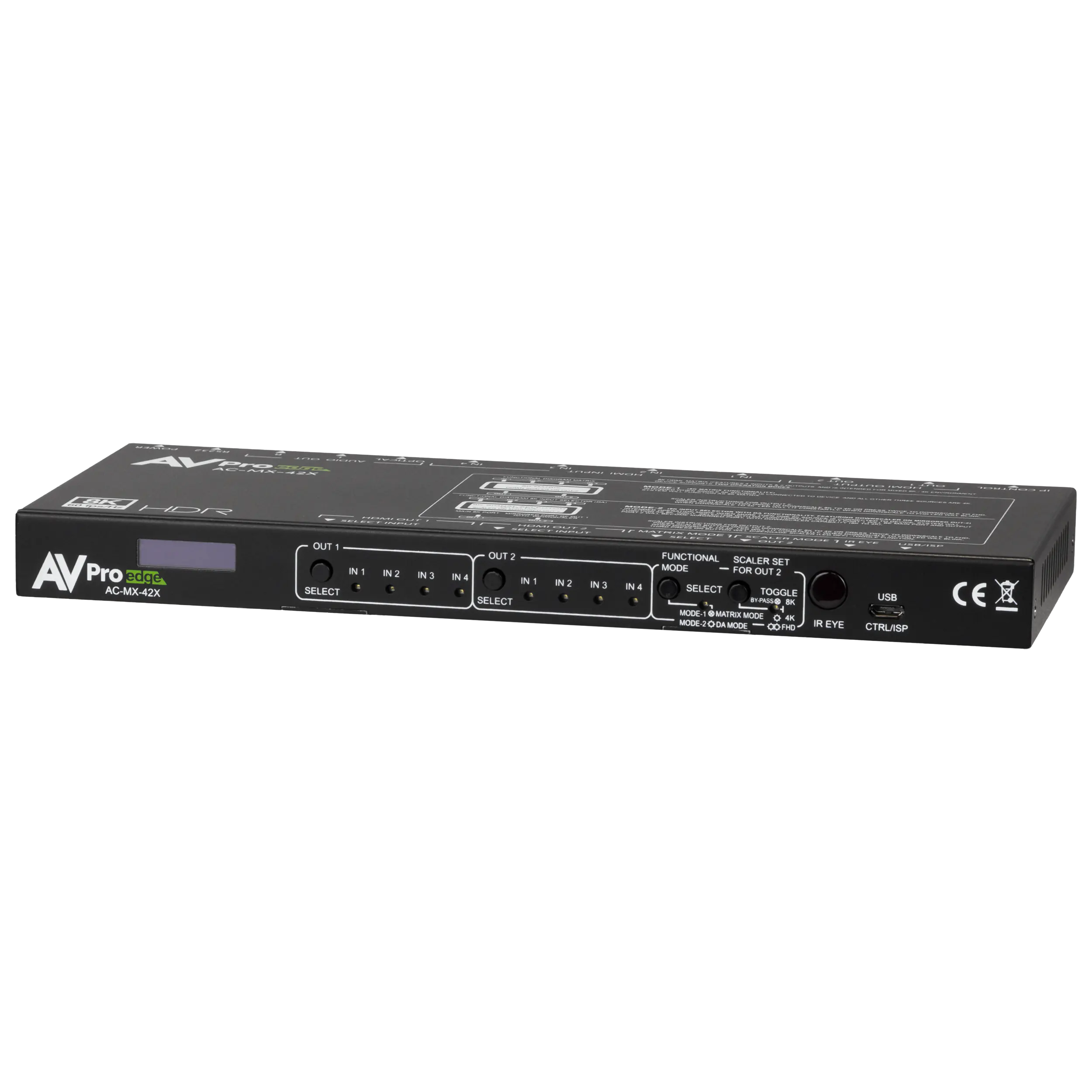 40Gbps 8K 4x2 HDMI Matrix Switcher – AVPro Global 40Gbps 8K 4x2 HDMI Matrix Switcher – AVPro Global