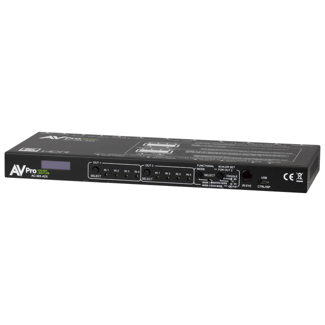 40Gbps 8K 4x2 HDMI Matrix Switcher – AVPro Global 40Gbps 8K 4x2 HDMI Matrix Switcher – AVPro Global