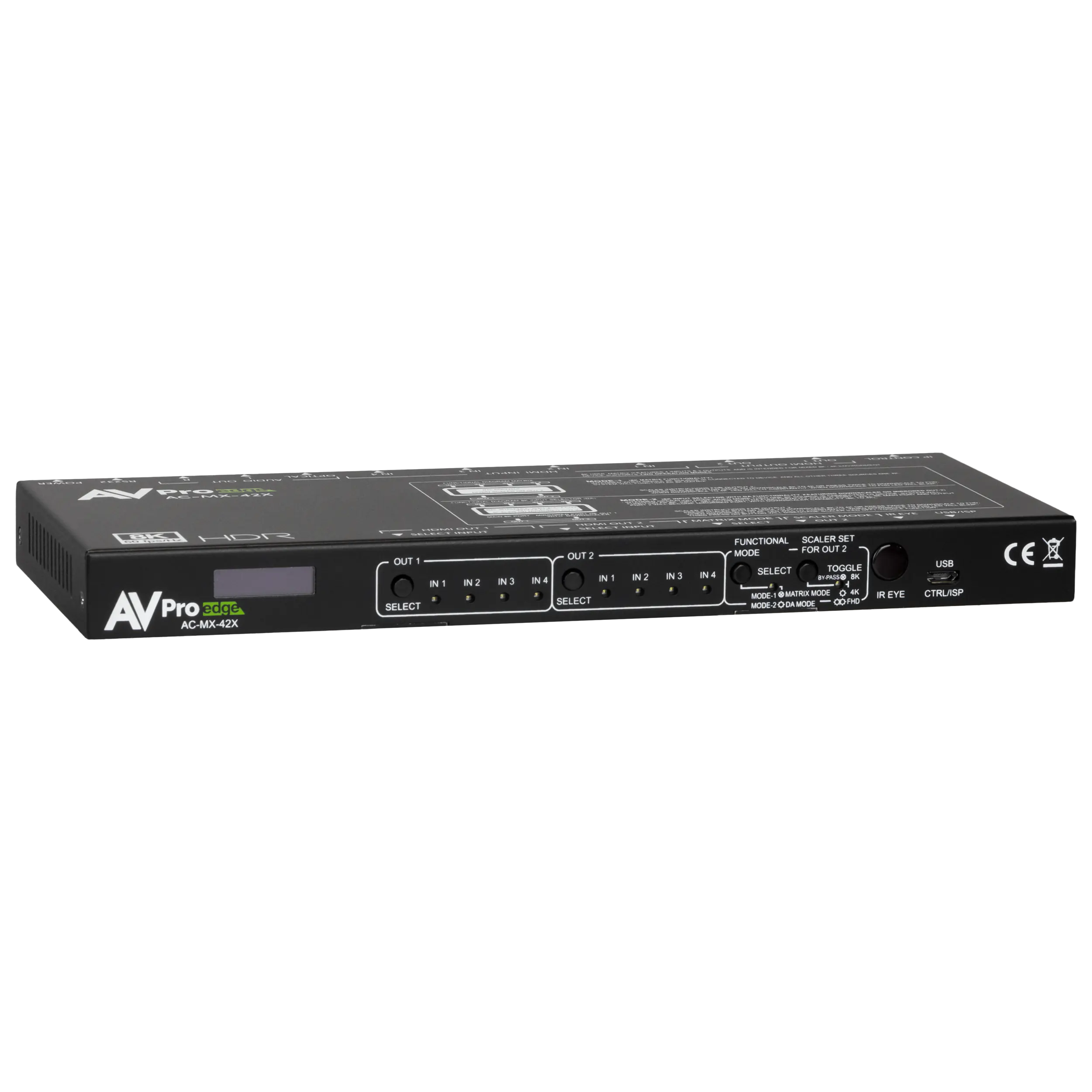 40Gbps 8K 4x2 HDMI Matrix Switcher – AVPro Global 40Gbps 8K 4x2 HDMI Matrix Switcher – AVPro Global