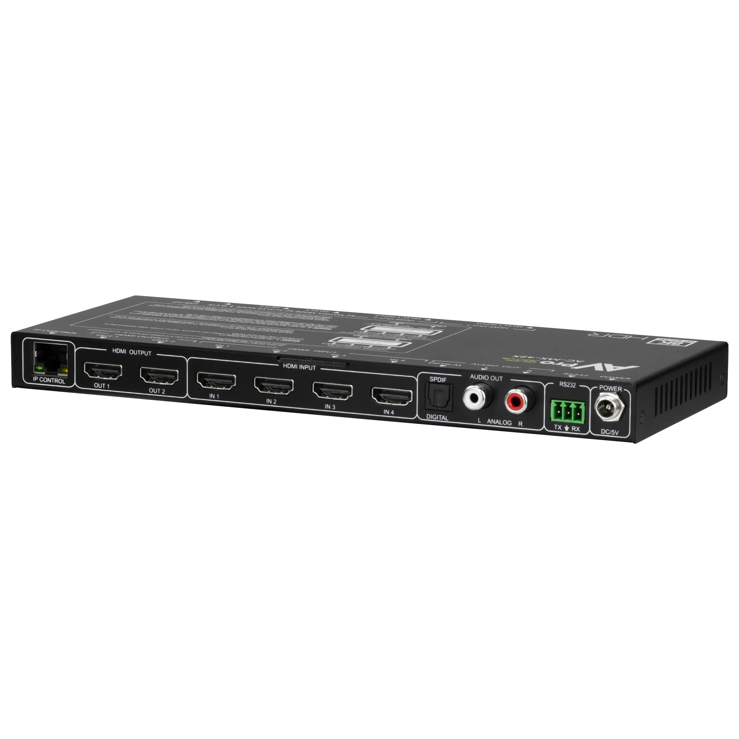 40Gbps 8K 4x2 HDMI Matrix Switcher – AVPro Global 40Gbps 8K 4x2 HDMI Matrix Switcher – AVPro Global