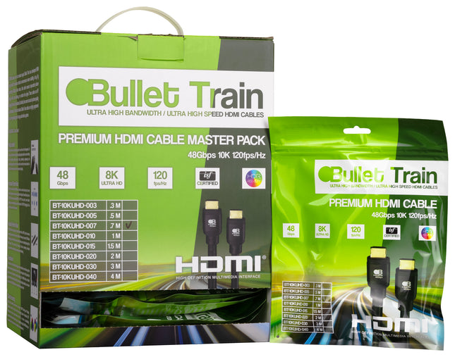 Master Pack of 10K 48Gbps HDMI Cables
